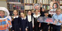День космонавтики в Дружбинской библиотеке. - Правдинская ЦБС